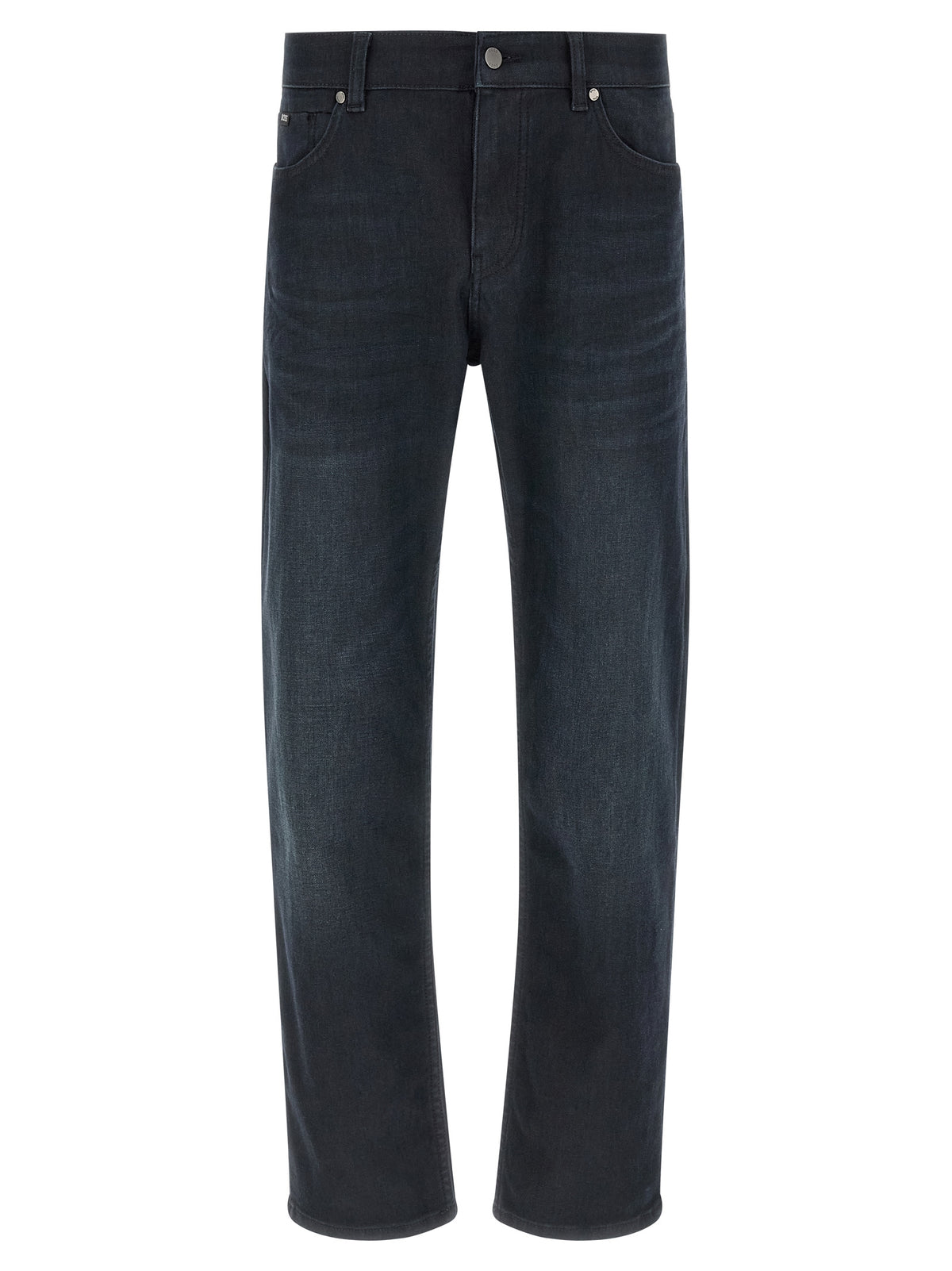 Hugo Boss P-Delaware Blue Cotton Straight-Leg Jeans