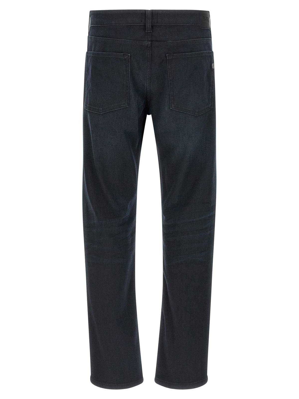 Hugo Boss P-Delaware Blue Cotton Straight-Leg Jeans