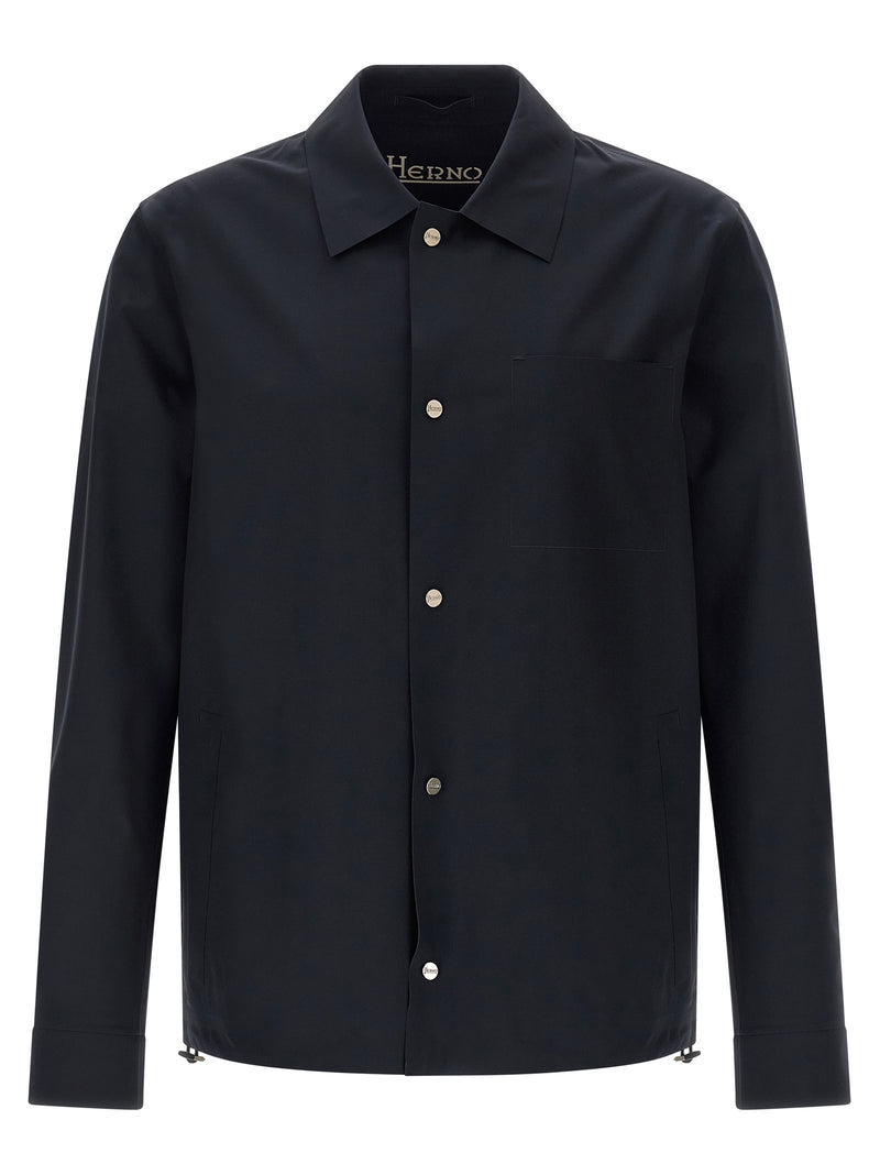 Veste Shell en Polyamide Bleu Herno