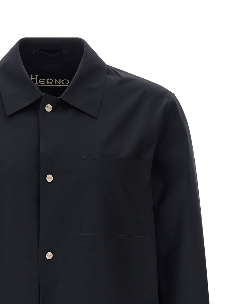 Veste Shell en Polyamide Bleu Herno