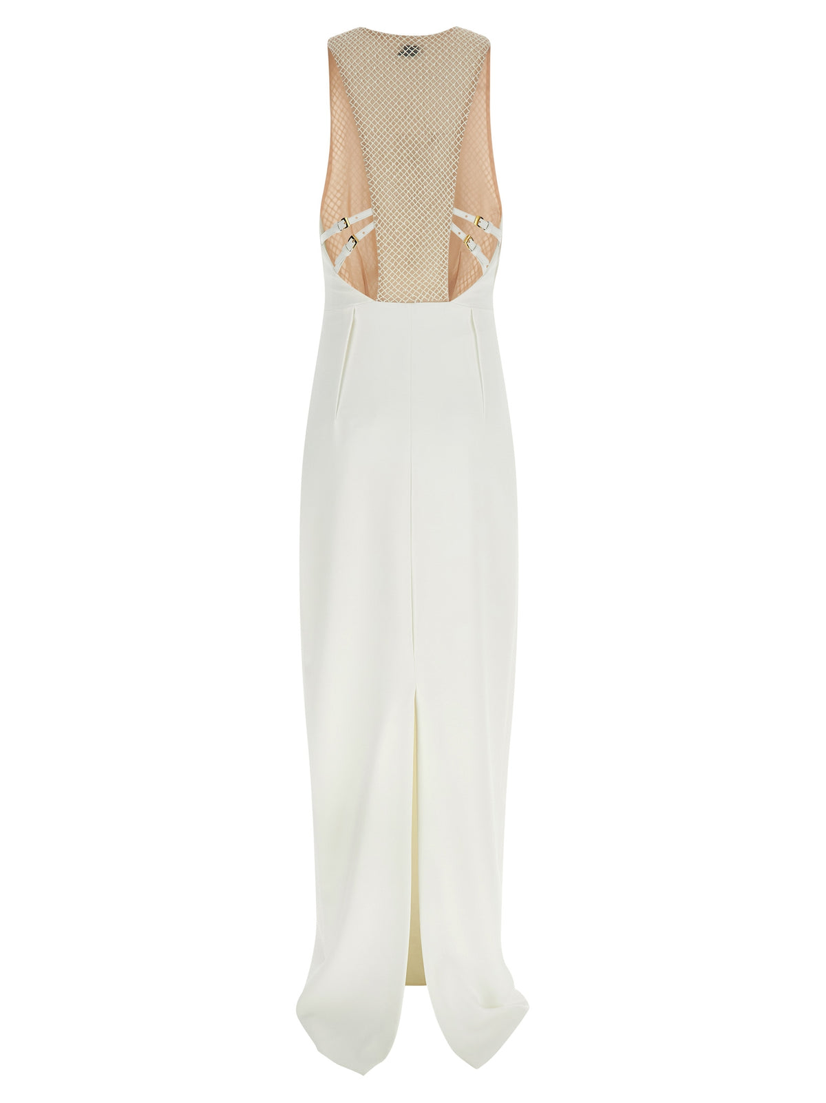 Robe longue blanche en polyester Elisabetta Franchi