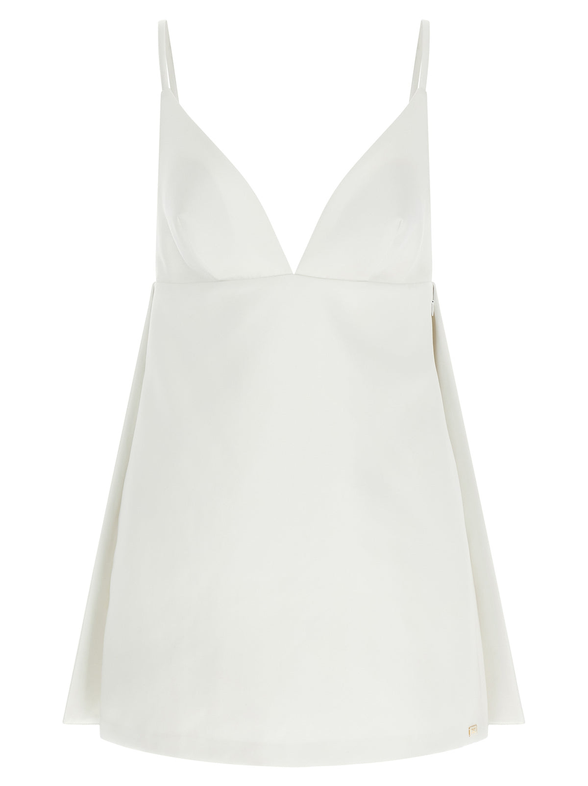 Robe courte Elisabetta Franchi en polyester blanc
