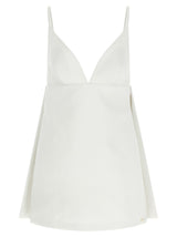 Robe courte Elisabetta Franchi en polyester blanc