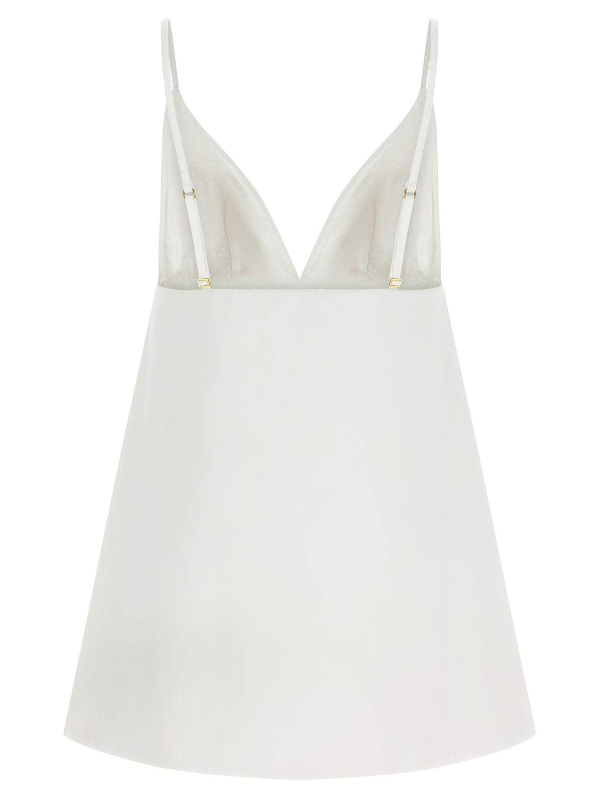 Robe courte Elisabetta Franchi en polyester blanc
