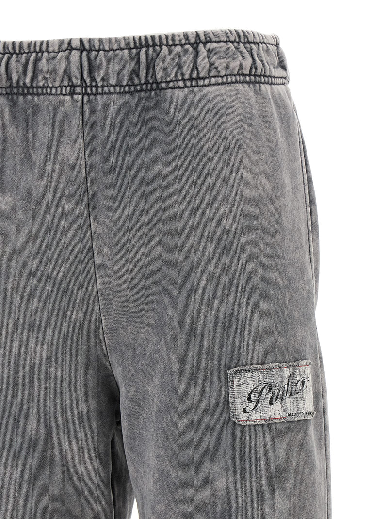 PINKO Gray Cotton Joggers (Workout Pants)