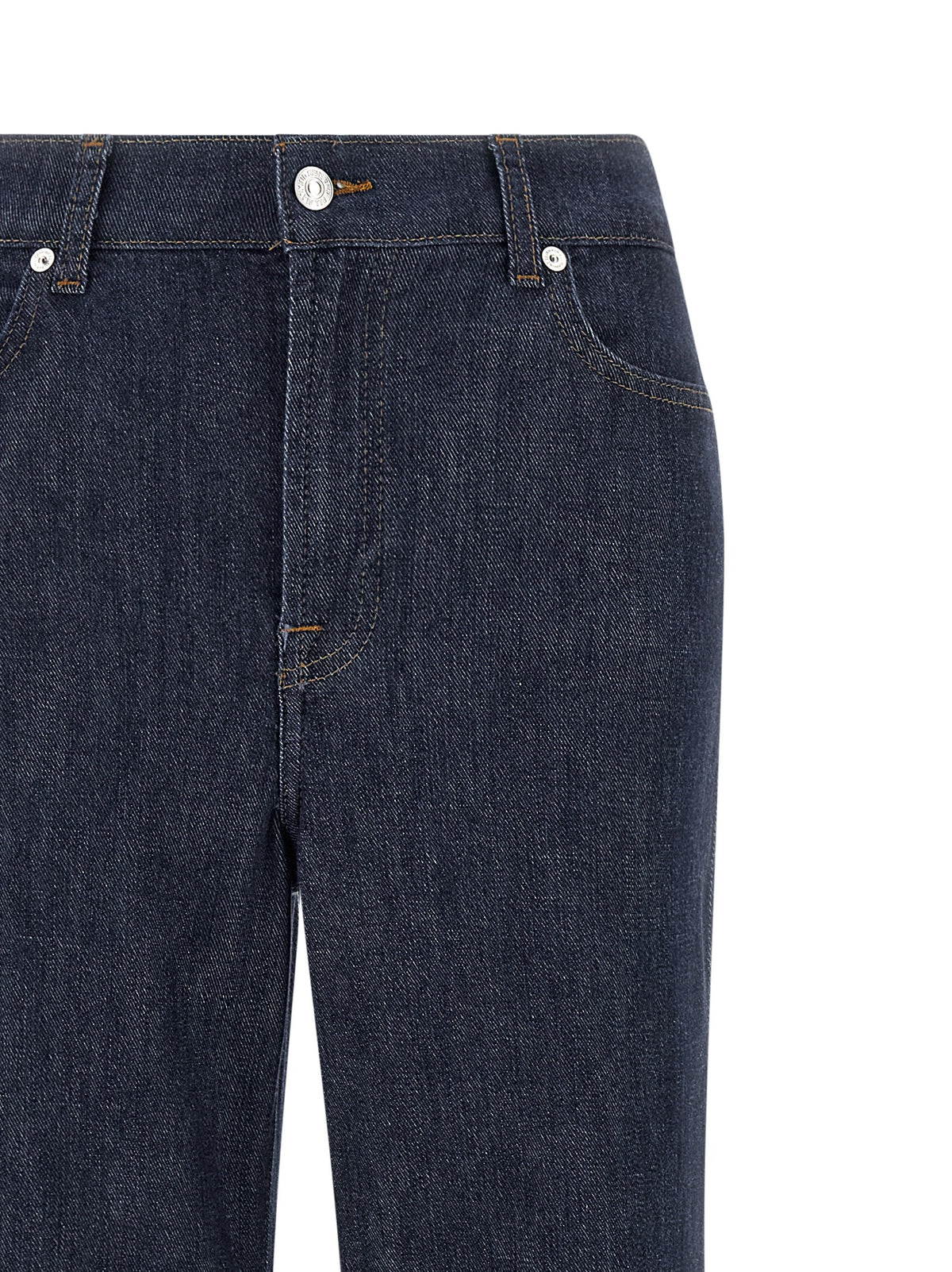 7 For All Mankind Blue Cotton Flared Jeans - Retro Flare Style