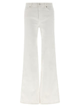 7 For All Mankind Modern Dojo White Flared Jeans