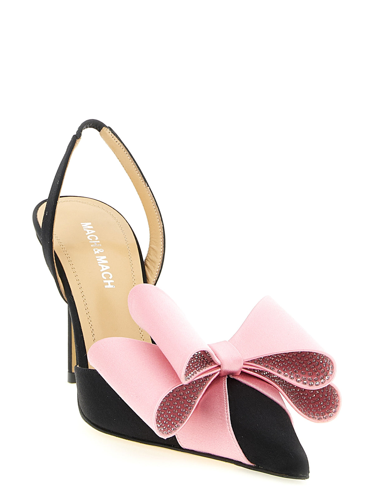 Escarpins en satin multicolore MACH & MACH