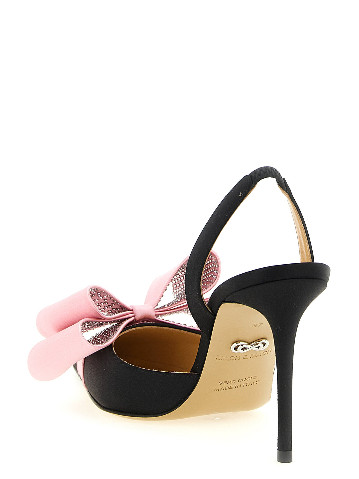 Escarpins en satin multicolore MACH & MACH