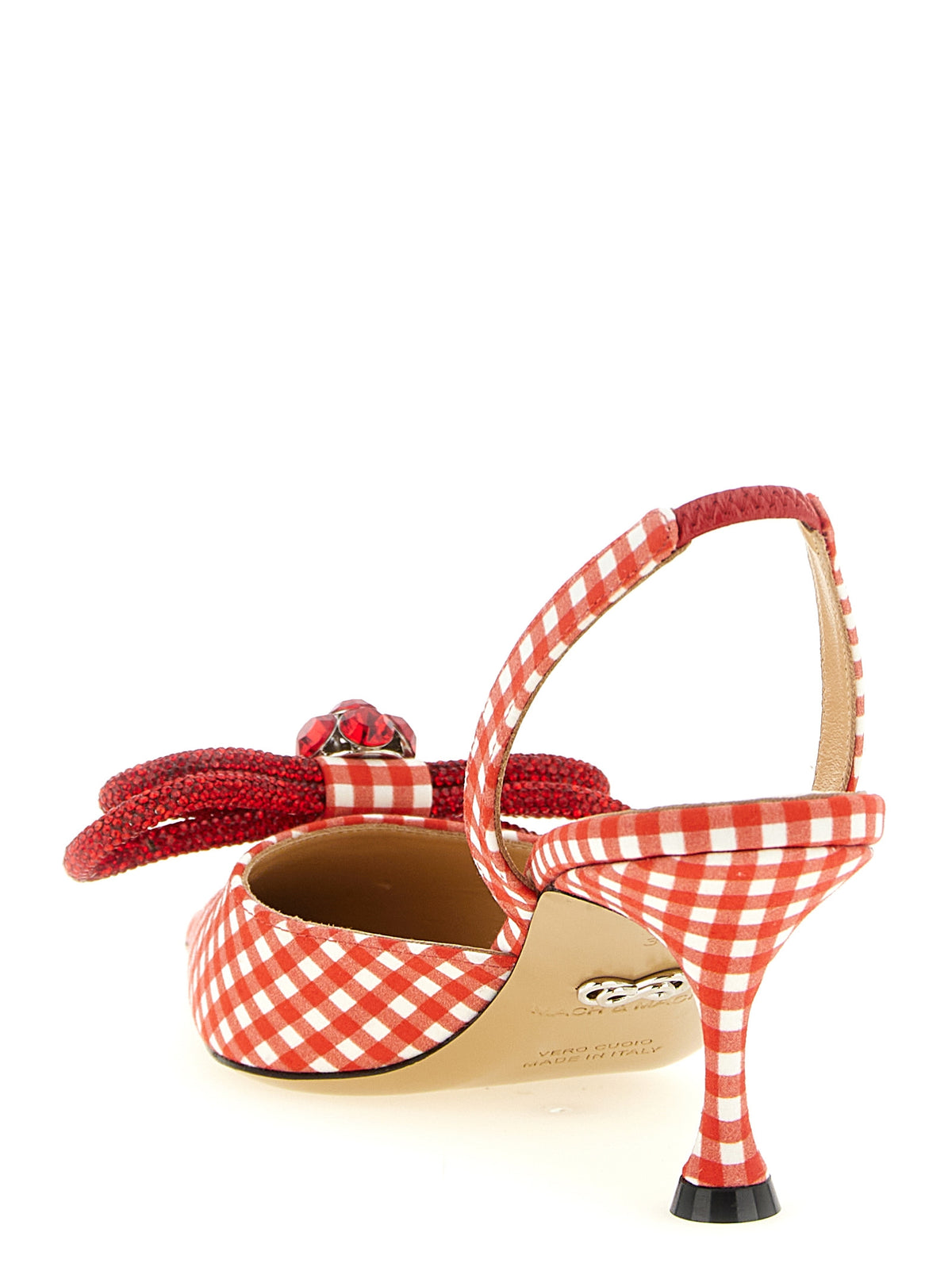 Escarpins mi-hauts MACH & MACH multicolores façon coton