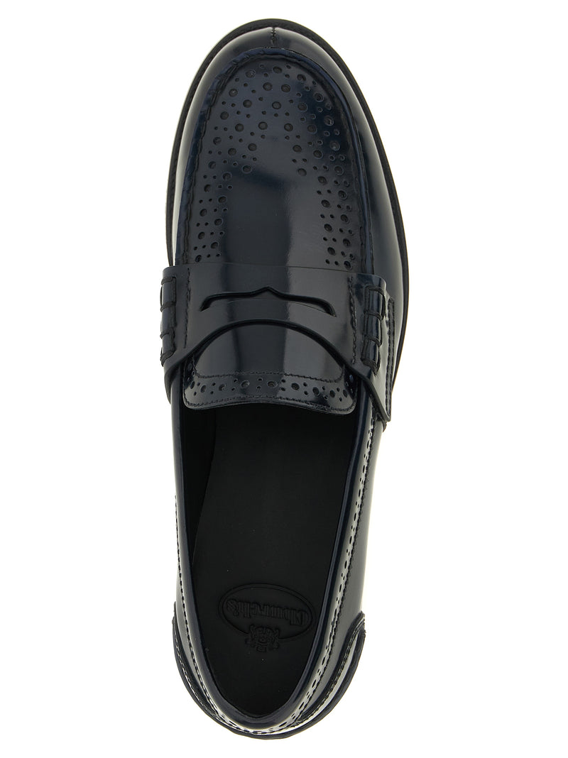 Church's Robin Blue Calfskin Slip-On Loafers