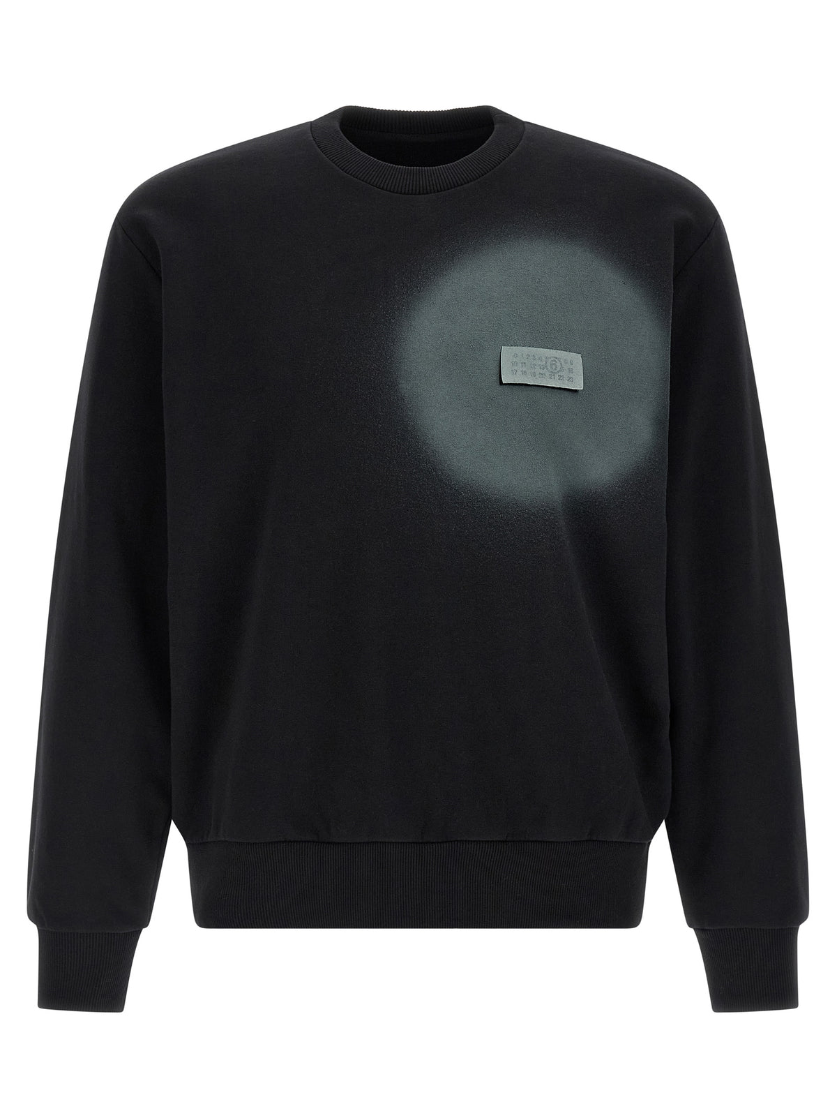 MM6 Maison Margiela Sweatshirt en Coton Noir