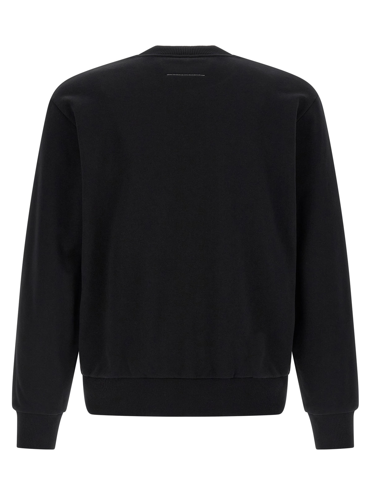 MM6 Maison Margiela Sweatshirt en Coton Noir