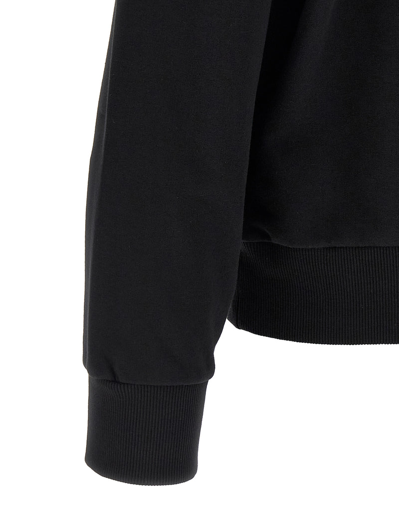MM6 Maison Margiela Sweatshirt en Coton Noir
