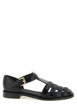 Sandales plates Church's en veau noir