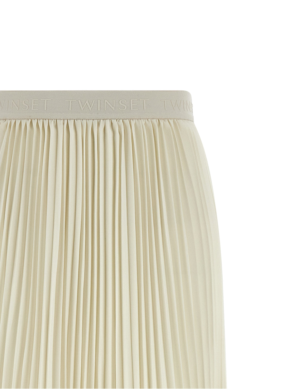 Twinset White Polyester Mini Skirt - Chic & Comfortable