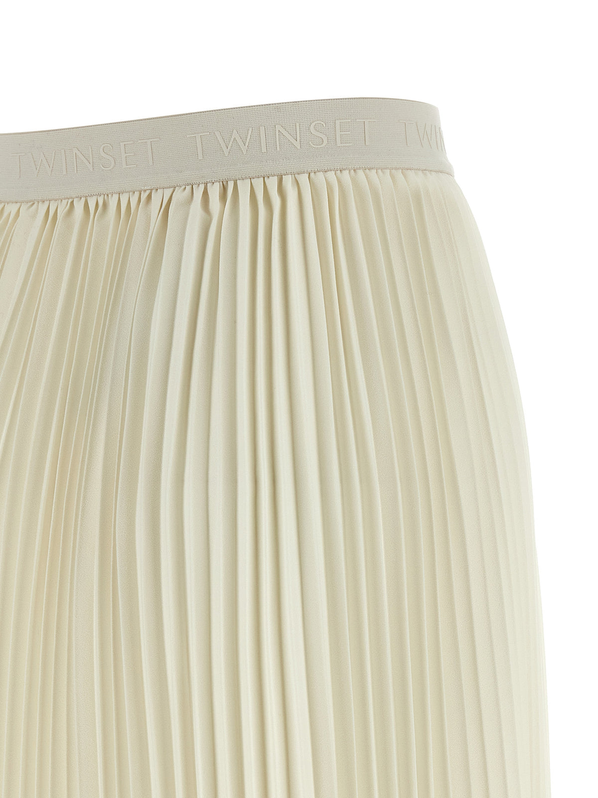 Twinset White Polyester Mini Skirt - Chic & Comfortable
