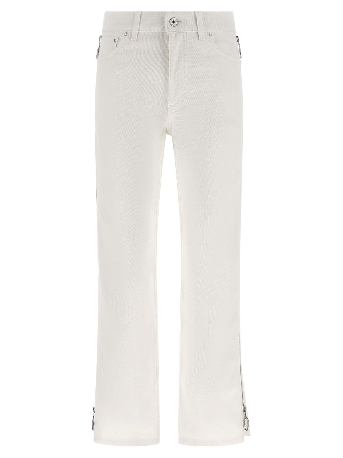 Paco Rabanne White Cotton Jeans Denim