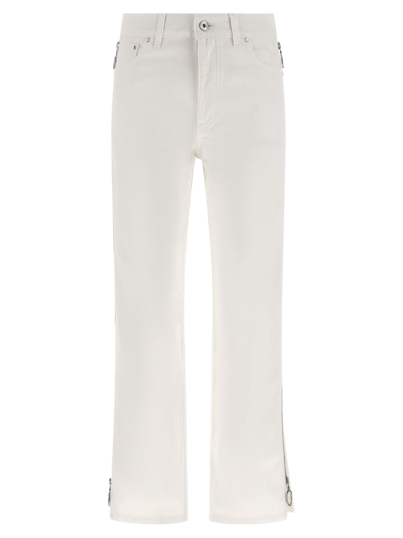 Paco Rabanne Jean en denim de coton blanc