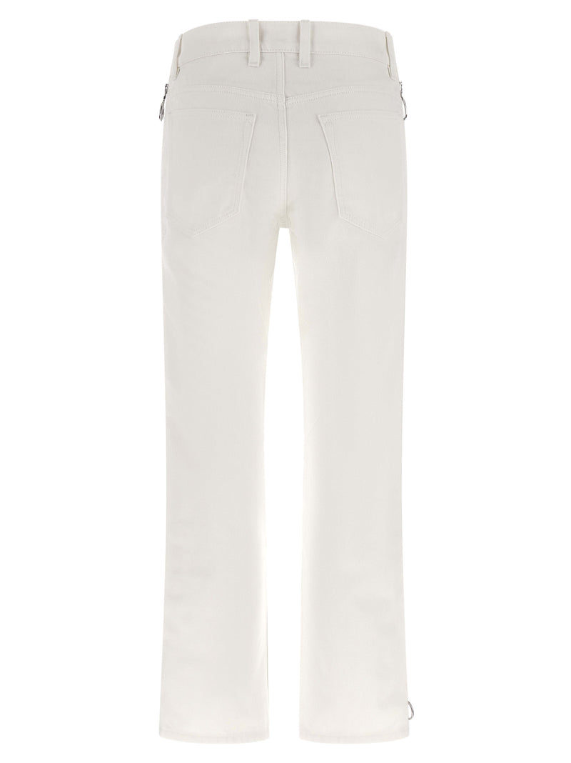 Paco Rabanne Jean en denim de coton blanc