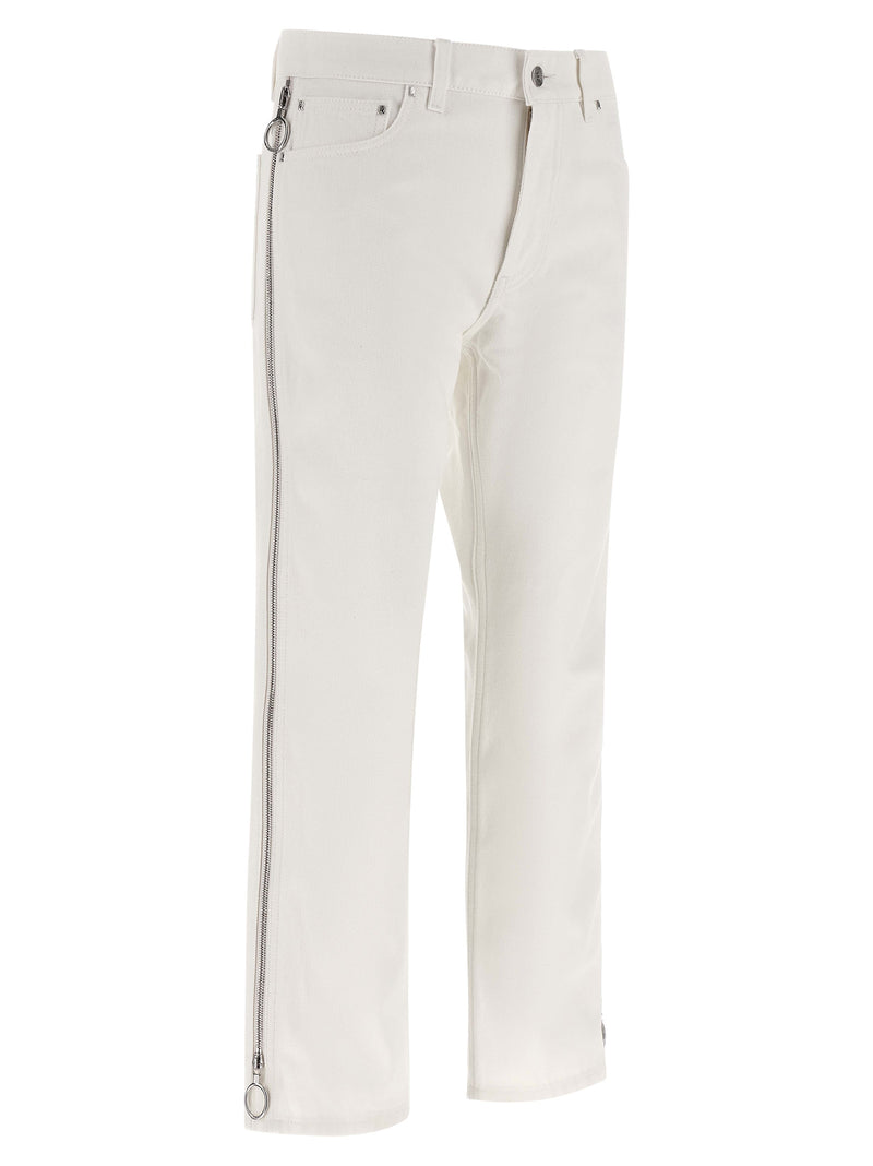 Paco Rabanne Jean en denim de coton blanc
