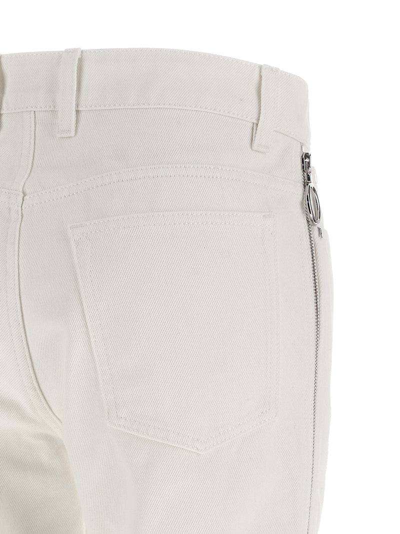 Paco Rabanne Jean en denim de coton blanc