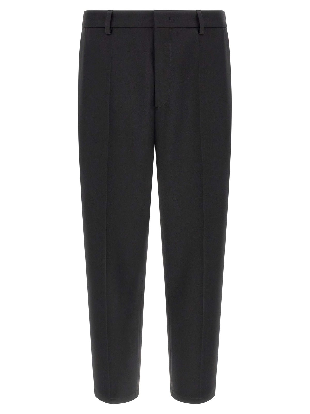 Pantalon de costume noir en polyester Jil Sander