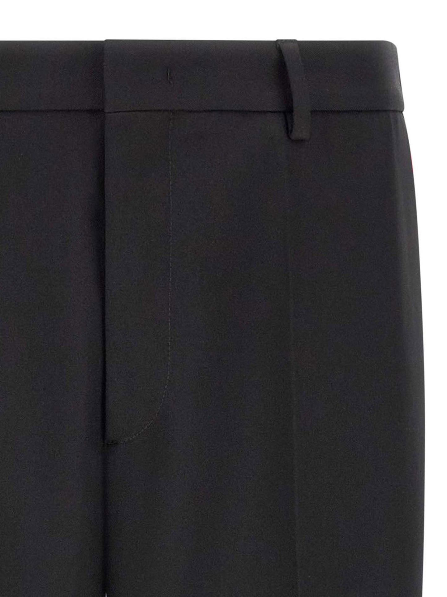 Jil Sander Black Polyester Dress Pants