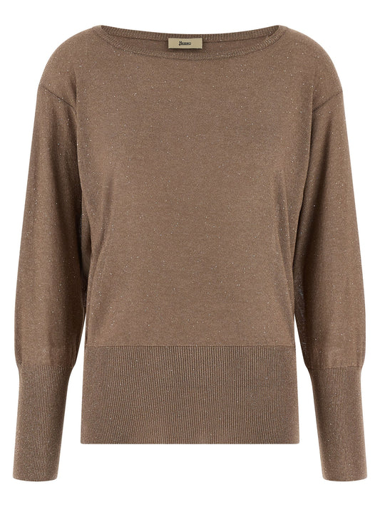 Gilet Herno marron en viscose