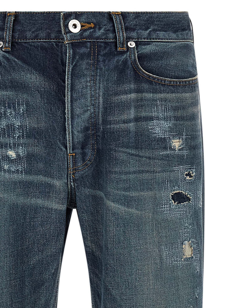 Jean droit J.W.Anderson en coton bleu