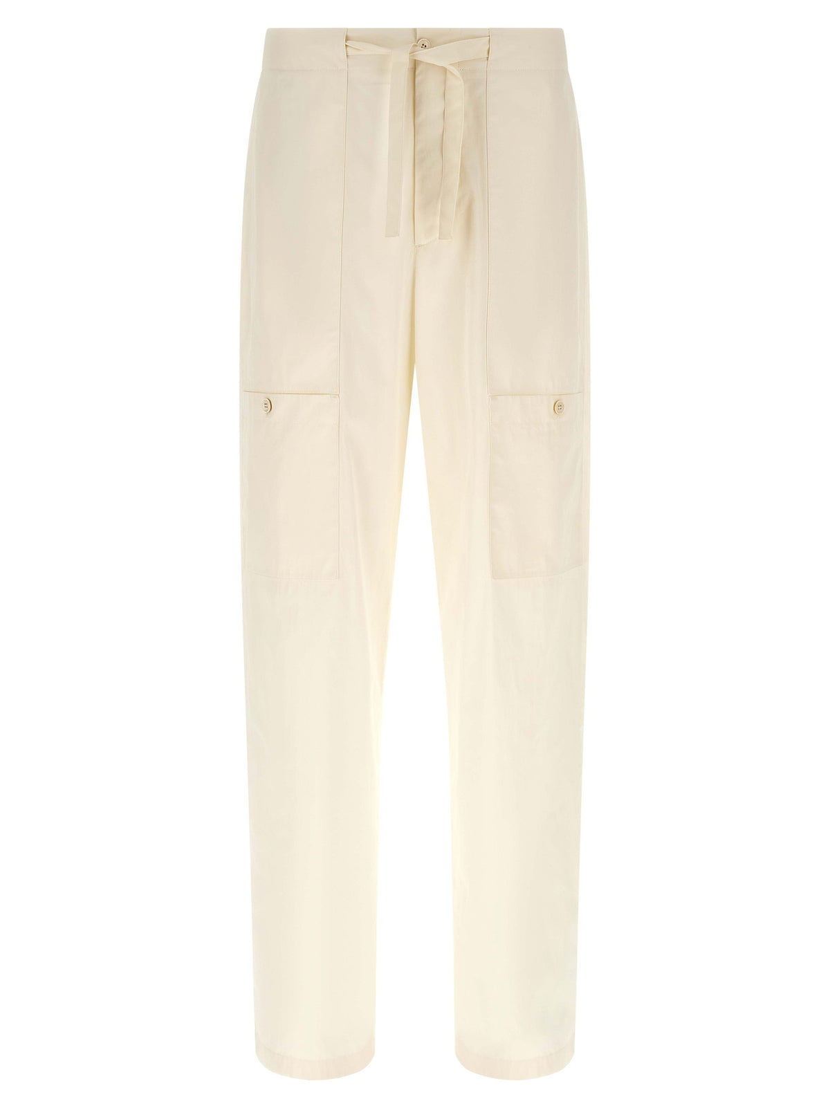 Jil Sander Beige Cotton Cargo Pants for Men