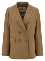 Herno Blazer en Viscose Beige