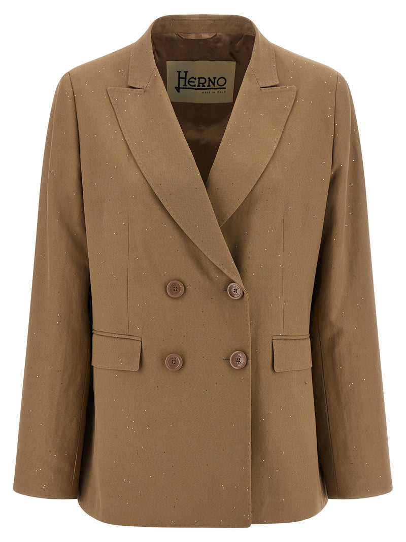 Herno Blazer en Viscose Beige