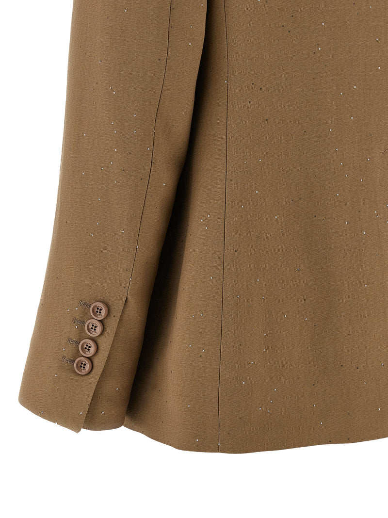 Herno Blazer en Viscose Beige