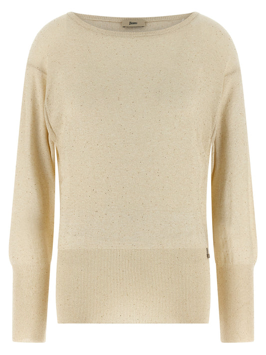 Cardigan en viscose beige Herno