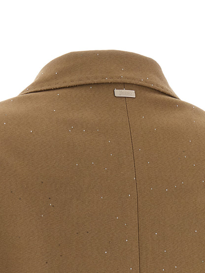 Herno Beige Viscose Blazer