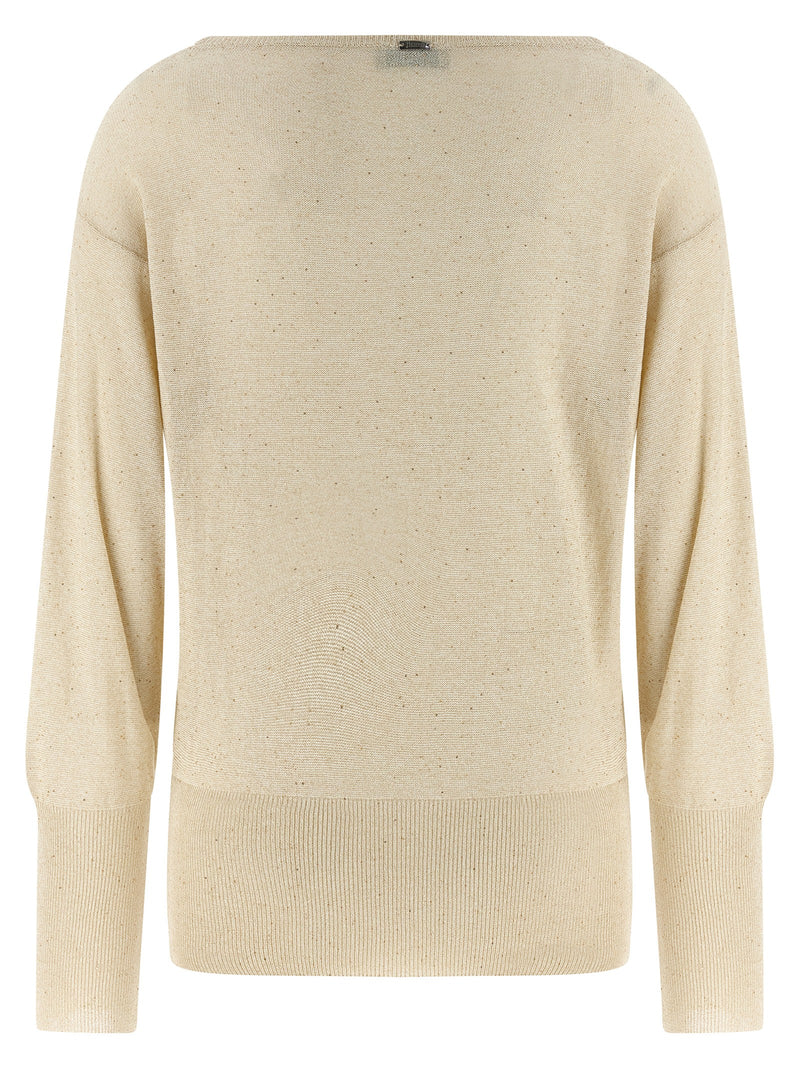 Cardigan en viscose beige Herno