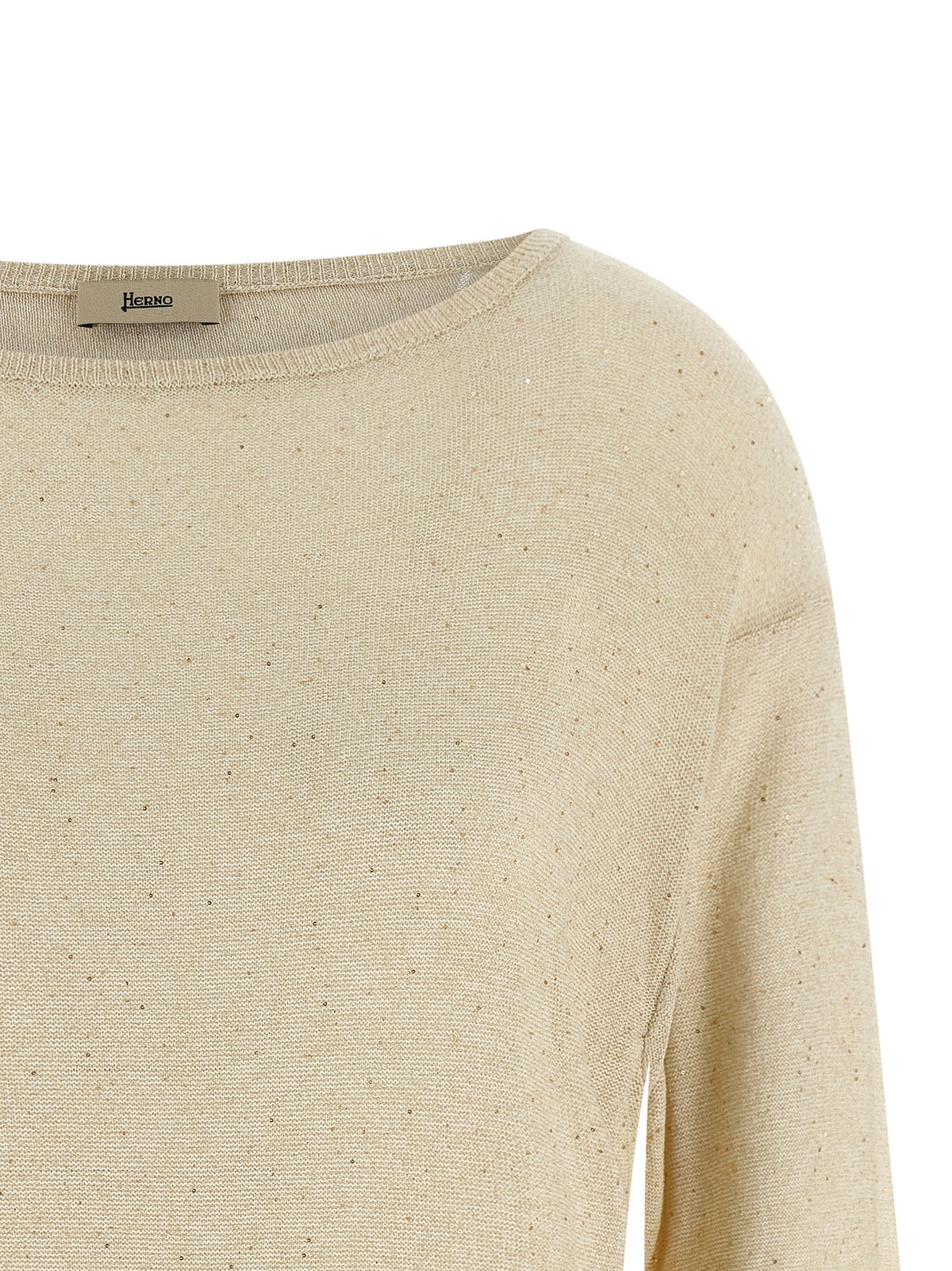 Cardigan en viscose beige Herno