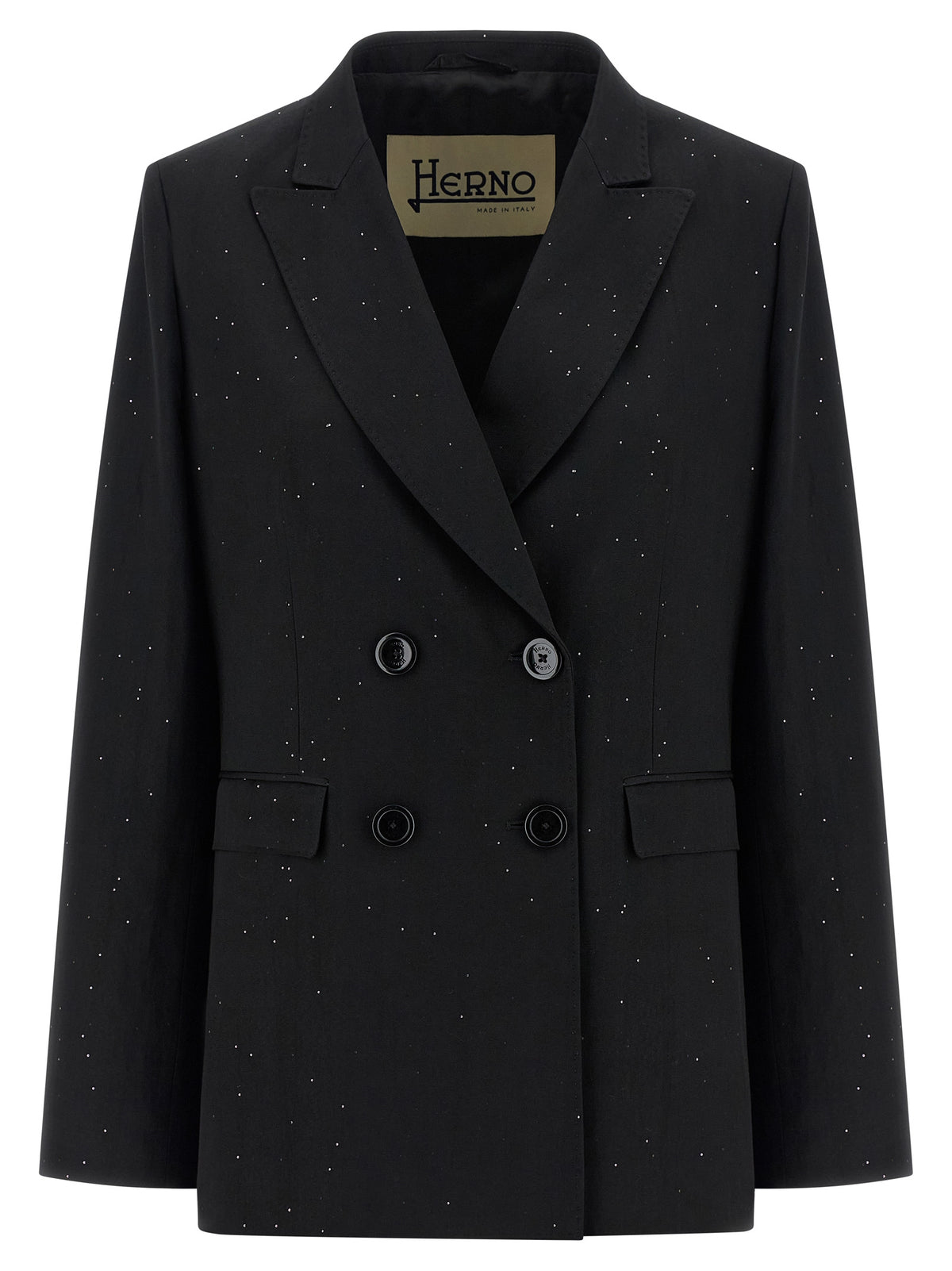 Blazer Herno en viscose noir