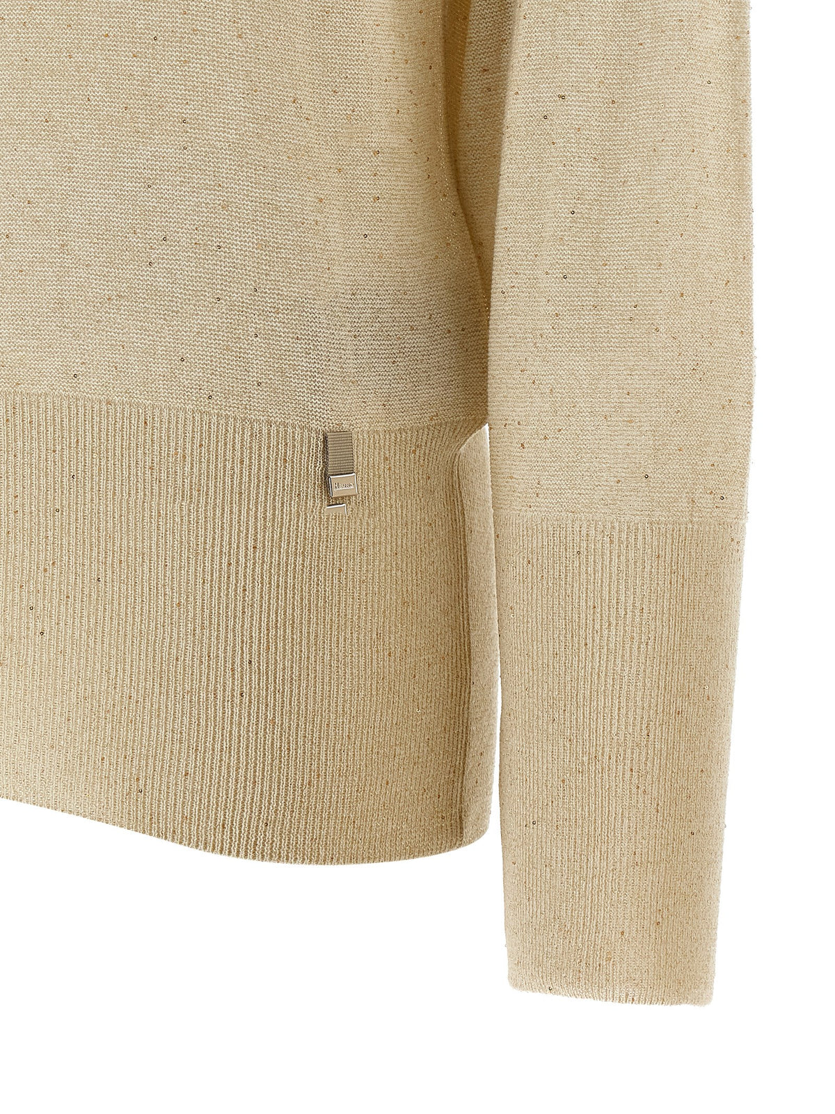Cardigan en viscose beige Herno
