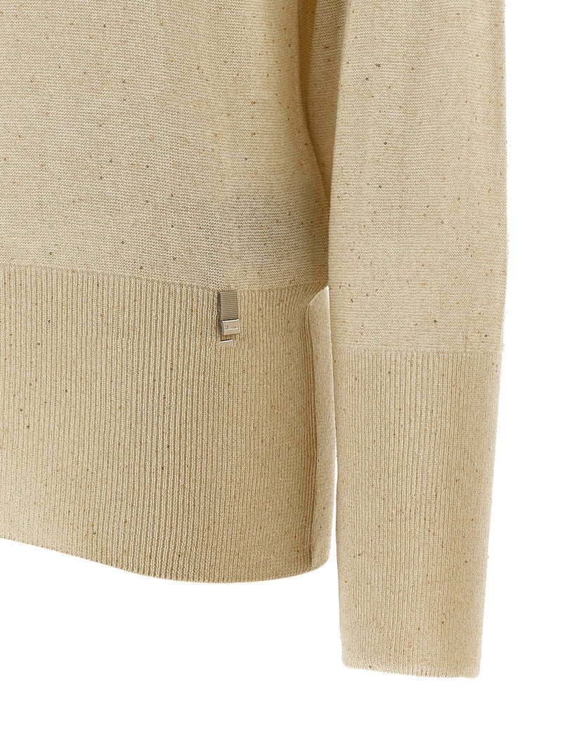 Cardigan en viscose beige Herno