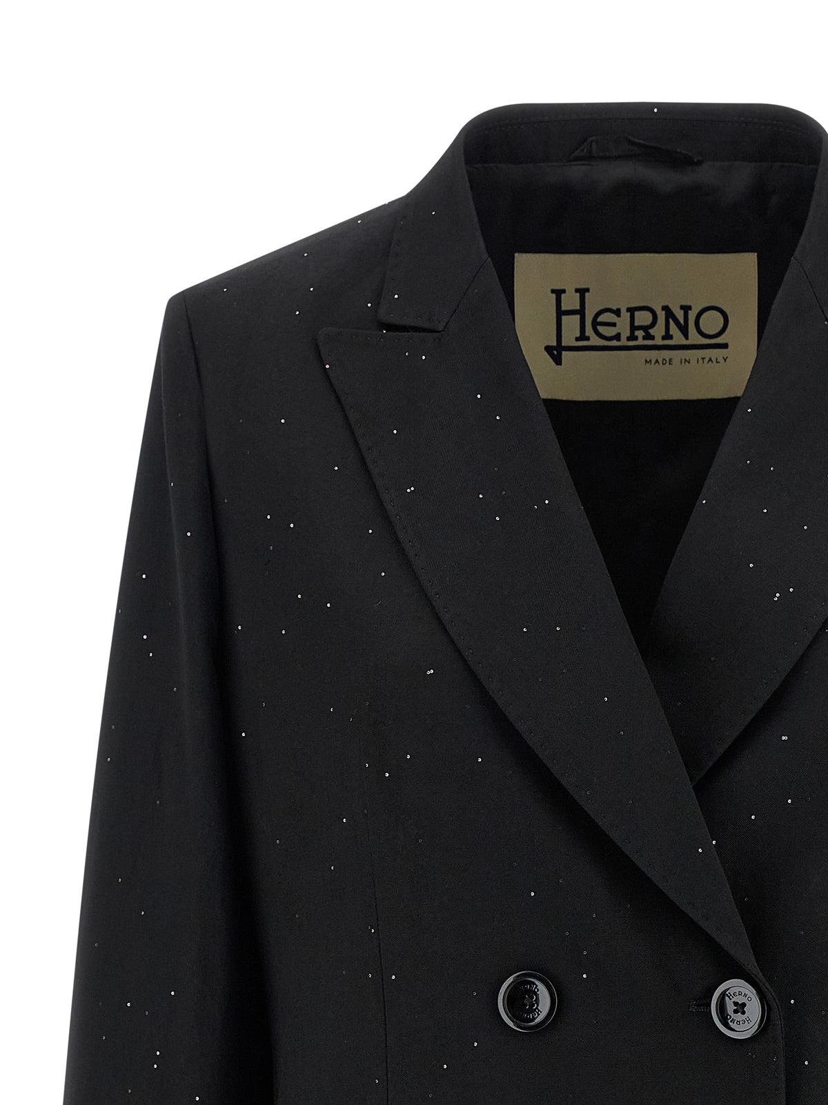 Blazer Herno en viscose noir