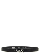 Ceinture Diesel noire en polyéthylène, taille classique