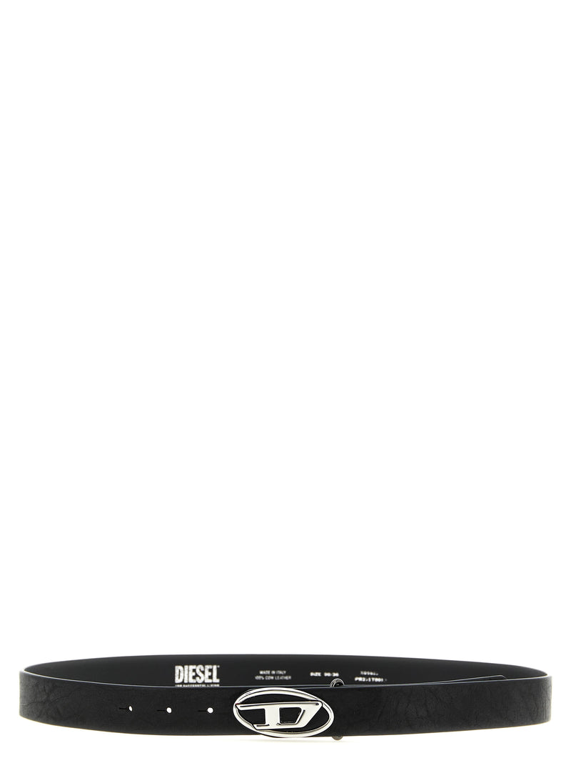 Ceinture Diesel noire en polyéthylène, taille classique