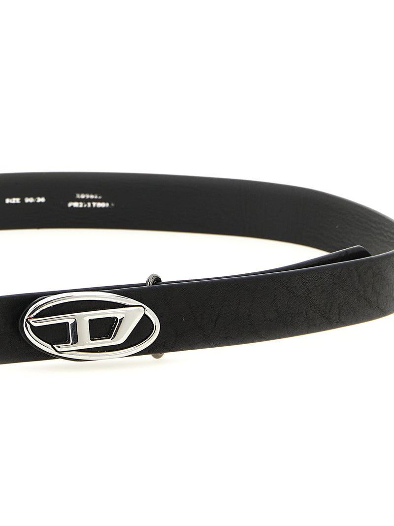 Ceinture Diesel noire en polyéthylène, taille classique