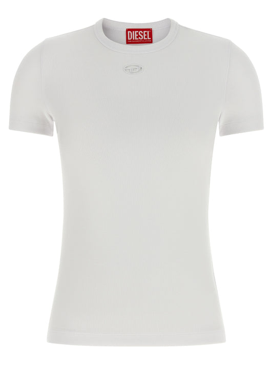 T-shirt blanc en coton Diesel