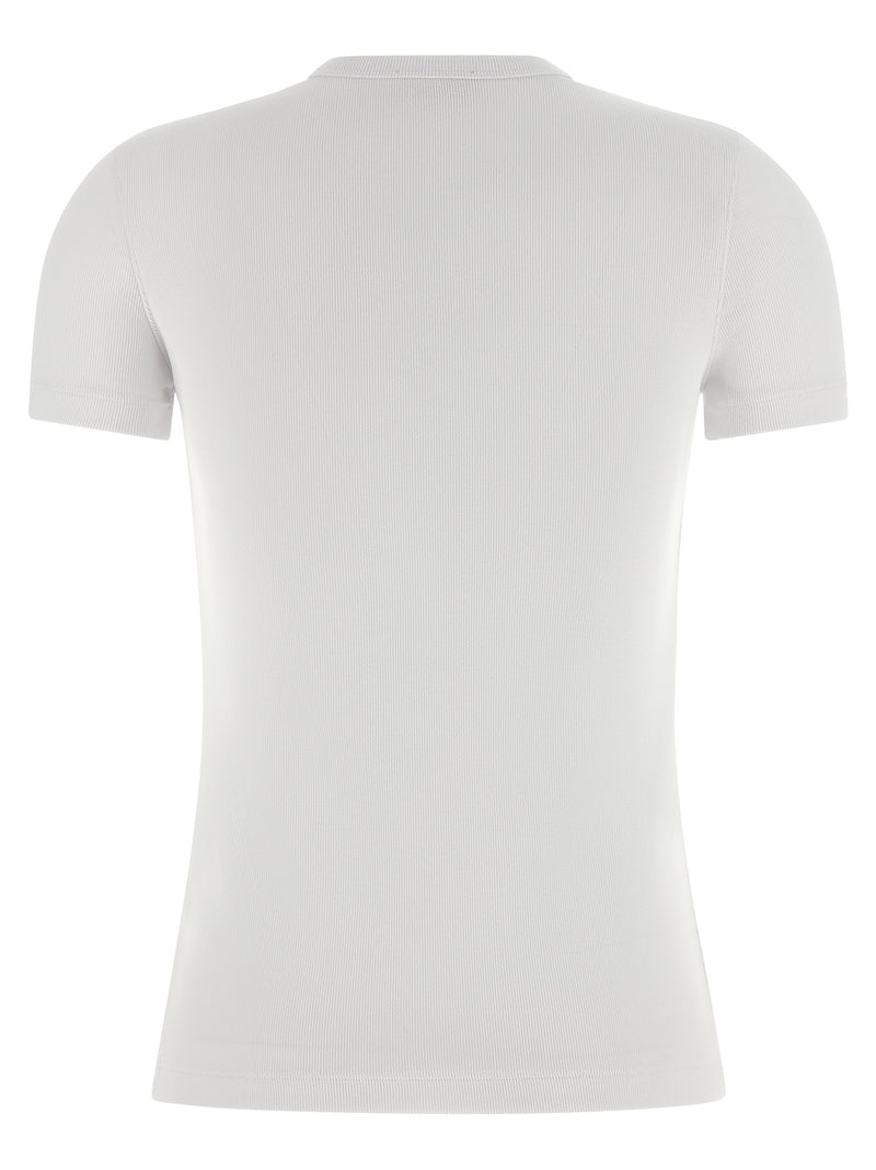 T-shirt blanc en coton Diesel
