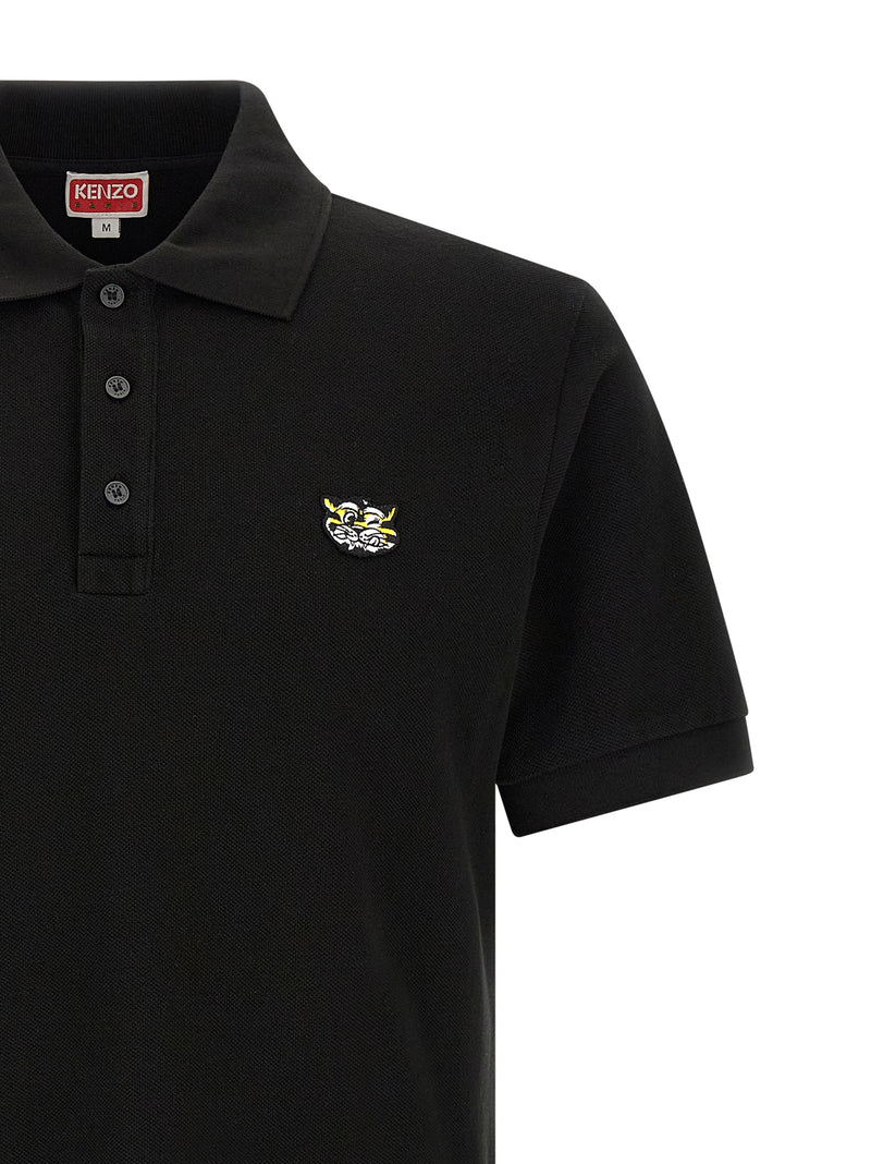 Polo Kenzo en coton noir