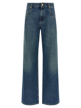Brunello Cucinelli Blue Cotton Jeans Denim