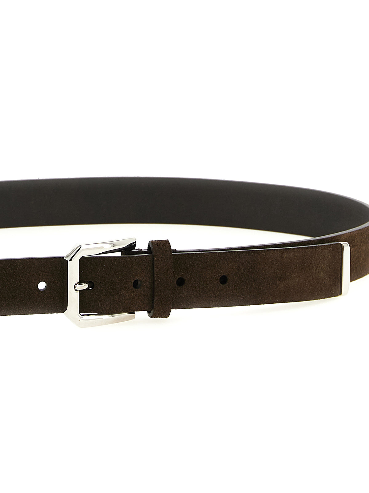 Ceinture Classique Brunello Cucinelli en Cuir de Veau Marron